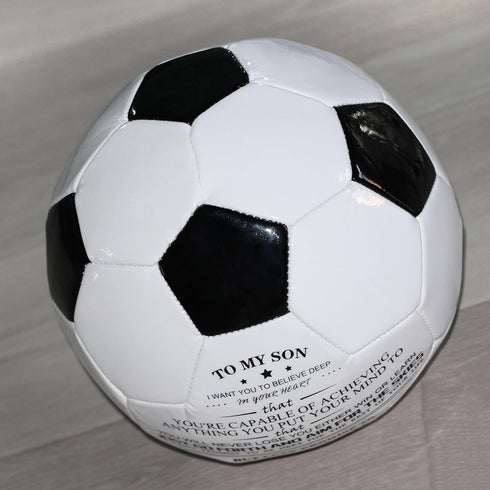 Size 5 Traditional Soccer Ball, Personalized Inspirational Gifts for Daughter, Son, or Grandson
