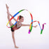 3 78.7 Inch Pcs Dance Ribbons Gymnastics Ribbon for Twirling Ribbon Dancer Wand for Kids Rhythmic Kids Outdoor Play