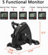 Byya W002K Mini Exercise Bike with Adjustable Resistance,LED Display,Portable Fitness Pedal Stationary Under Desk Foot