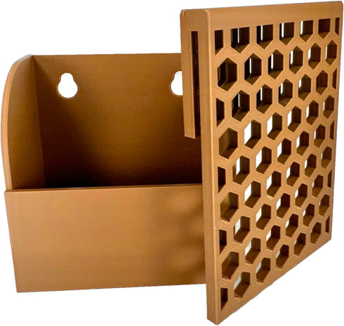 Lucky Critter Hermit Crab Climbing Wall Foraging Basket | Tank Enrichment Decor | Hermit Crab Habitat Decoration