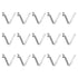 HARFINGTON 15pcs Single Button Kayak Paddle Snap Spring Clip, 30mm x 3.8mm for Tent Umbrella Camping