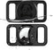 2 Pack Waterproof AirTag Dog Collar Holder Compatible with Apple AirTag, Anti-Lost Accessories (Black)