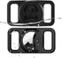 2 Pack Waterproof AirTag Dog Collar Holder Compatible with Apple AirTag, Anti-Lost Accessories (Black)