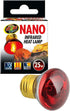 Zoo Med Labs 25W Nano Infrared Heat Lamp, Red, 1 Count (Pack of 1)