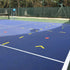 Create Your Own Mini Pickleball Court with Yellow L-Shaped Marker Kit