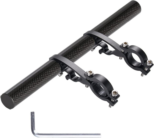 Yizhet Bike Handlebar Extender, Lightweight Durable Double Bracket for Bicycle Speedometer, GPS, Phone