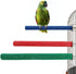 10 Pcs Colorful Parrot Perch Stand, Bird Perch Stand Toy, Paw Grinding Stick Cage Wooden Accessories for Cockatiels