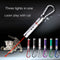 6 PCS Mini Keychain Laser Pointer - LED Flashlight Dog Cat Toy Remote Control
