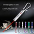 6 PCS Mini Keychain Laser Pointer - LED Flashlight Dog Cat Toy Remote Control