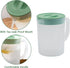 Toguma 2.2 Liter Plastic Water Pitcher, Large-Capacity Household Jug with Lid for Hot Cold Beverages