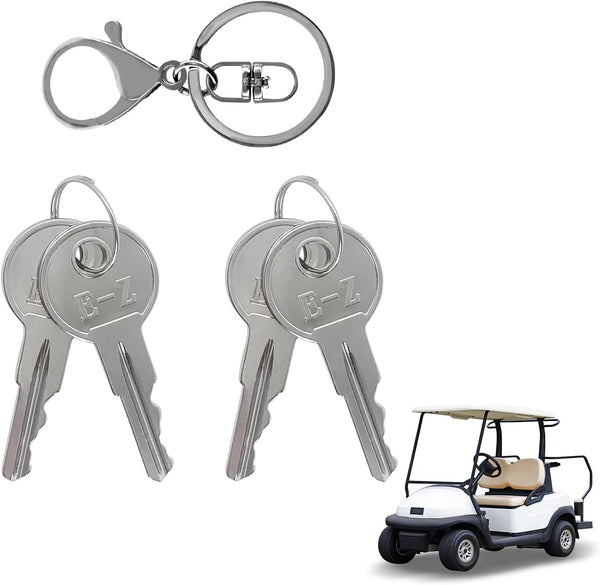 Golf Cart Replacement Ignition Keys 4PCS for EZGO Gas and Electric 1982-Up