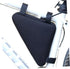 Kisangel Bicycle Triangle Bag, Small Bike Frame Bag for Multi-function Vessel Tools, Black