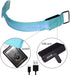 LED Slap Band, USB Rechargeable Light Up Sport Armband, Adjustable Glow in The Dark Bracelets for Night Safety