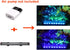 Aquarium Air Bubble Light, RGB LED Fish Tank Light with 16 Colors, Remote Control IP68 Submersible Lamp for Turtle Tank