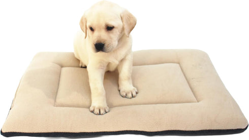 Dog Bed Crate Pad - 24" L x 18" W Kennel Pad - Machine Washable Entire Dog Crate Beds - Double Sided Pet Mat