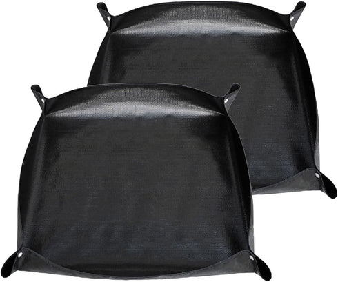 Oncpcare 2 Pack Waterproof Rabbit Playpen Mats 5959 in (Black) Washable Floor