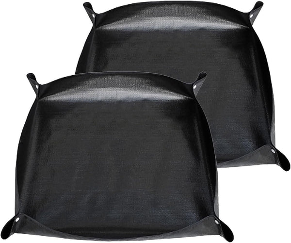 Oncpcare 2 Pack Waterproof Rabbit Playpen Mats 5959 in (Black) Washable Floor