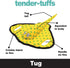 SmartPetLove Snuggle Puppy Tender-Tuffs Tug of War Dog Toy - Extra Large Yellow Stingray Big Ray with Puncture