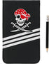 Golf Leather Scorecard Holder Cover with American Flag Golf Ball Marker, Free Pencil, 4.33 × 7.48 inches
