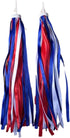 GANPUB 1 Headsets Pair for Bicycles Grips Tassels Ribbon Easy Attach to Handlebar Kids Rainbow Bicycle Streamers Kids'