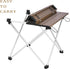 Grope Portable Camping Table with Aluminum Table Top, Folding Beach Table Easy to Carry, Prefect for Outdoor, Picnic