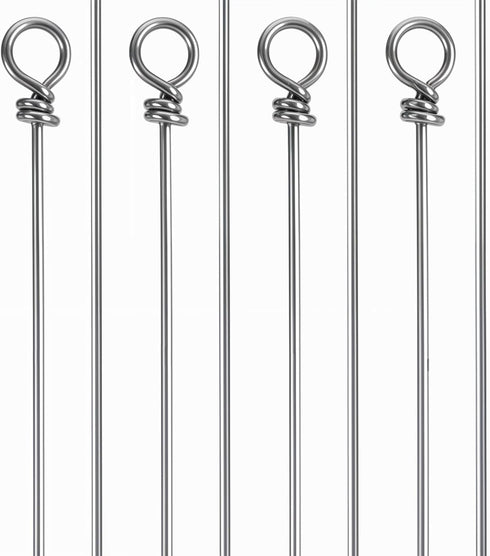 Apojgitn 100PCS Fishing Wire Spinner, Stainless Steel Lure Making Supplies Kit for Hanging