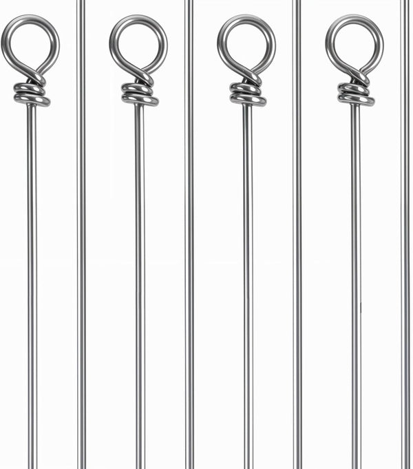 Apojgitn 100PCS Fishing Wire Spinner, Stainless Steel Lure Making Supplies Kit for Hanging