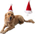 Pet Santa Hat for Dogs, Adjustable Christmas Hat for Cats, Puppy Xmas Costume Decoration, Red (Small)