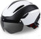 Shinmax Bike Helmet for Men Women, Adjustable Bicycle Helmet with Detachable Magnetic Goggles