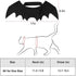 Cat Halloween Costume with Bat Wings, Pet Apparel for Halloween Party Dress Up for Cats and Small Dogs