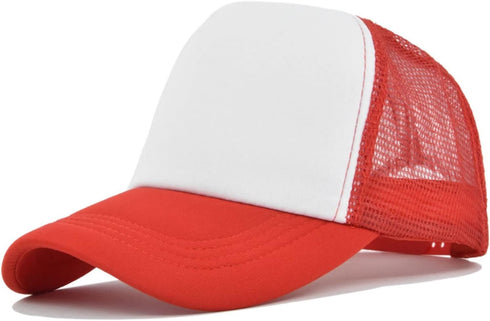 YOLAI Mens Womens Color Matching Baseball Caps Adjustable Sunscreen Trucker Hat Mesh Breathable Sun Hats