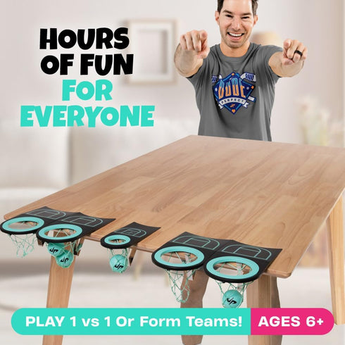 6+ Dude Perfect Tabletop Roll, a Target Toss Game, for Kids and Adults, Great for Family and Friend Game Night, Perfect