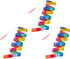 3 Pcs Dance Ribbons 78.7 Inch Gymnastics Ribbon for Twirling Ribbon Dancer