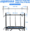 3 35.4 36.2 50 LEIBOU H-Shape Dog Grooming Arm Pet Supplies Grooming Table Arm with Noose and Clamp Heavy Duty Aluminum