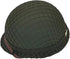 WW2 US Army M1 Helmet - Metal Steel Shell Replica with Net/Canvas Chin Strap/Cat Eye Band