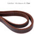 Genuine Leather Dog Leash, 4 Feet Braided Heavy Duty Leash, Soft and Durable for Small Medium Walking and Training