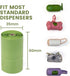 Bags,12 Rolls,180 SUPERBIO Handle Tie Dog Poop Bags,Extra Thick and Strong, OK compost INDUSTRIAL.