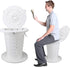 7 330.7lb Pilipane Retractable Portable Toilet Foldable Travel Toilet Level Adjustable Height Camping Portable Potty