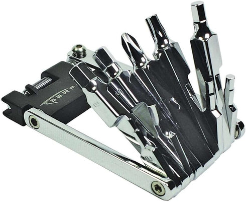 Serfas Slimline Mini Tool in Chrome for Easy Use