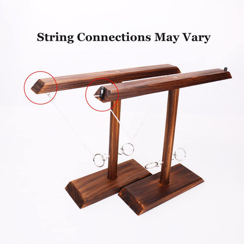 15.7" 13" DreamToyz Ring Toss Games for Adults, Yard Games, Patio Decor, Outdoor Indoor Games, Wooden Hook and Ring