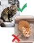 Cat Toilet Training Kit Litter Box Alternative with Tray, Reusable Potty Seat Adapter for Cats & Kittens, Hygienic
