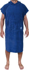 BESTA Surf Poncho, Wetsuit Changing Robe/Towel with Hood and Front Pocket. Thick Microfiber