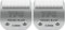 2 Pack Detachable Pet Dog Grooming Clipper Ceramic Blades, Compatible with Andis Size-7FC, Oster A5 Wahl KM10 Series