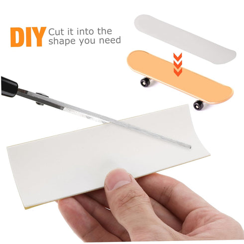 10pcs Set Foam Grip Tape for Fingerboards Non-Skid Stickers for Skateboarding Accessories Easy Peel Stick