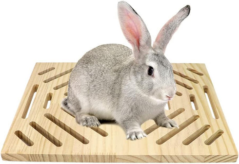 Litewoo Rabbit Scratch Board Foot Pad Mat Chew Toy Grinding Claws Teeth