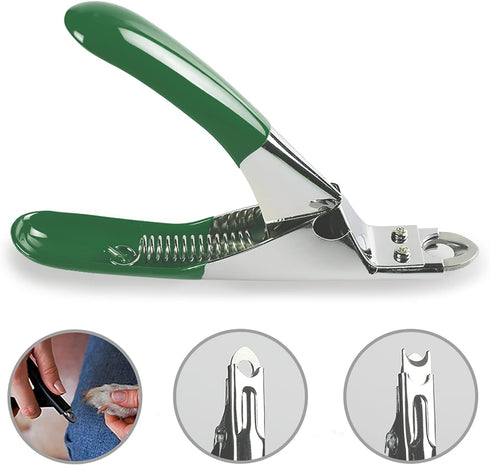 Dog Cat Pets Nail Clippers, Professional Claw Trimmer with Free Nail File, Sharp Stainless Steel Blade for Grooming
