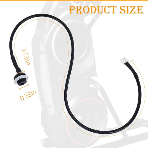 Fitness Equipment Power Jack - Compatible with Bowflex Max Trainer M3 M5 M6 M7 M8, Power Connector Replacement Part