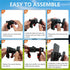 PXIRQ N52 360 Magnetic Golf Cart Phone Holder: Magnet Base & Rotatable Cellphone Mount, Universal Fits EZGO Club Car