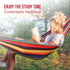 Ultra-Light Travel Camping Hammock with Tree Straps for Hanging - Durable Folding Hammock Up to 3.19lbs, Portable Hammock Camping for Indoor and Outdoor - Double/Red