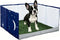 Bencacawinstyle Dog Grass Pad with Tray,Foldable Dog Litter Box with High Walls,Odor Free